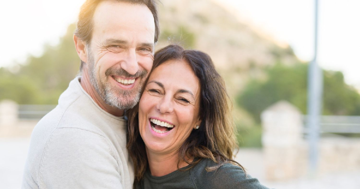 A couple showing their happiness after improved intimacy and confidence from the Pee-Shot Treatment in Morristown, TN.